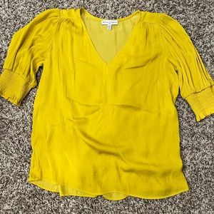 Silk yellow blouse